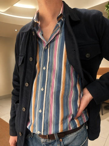 ETRO Men's Striped Button Down