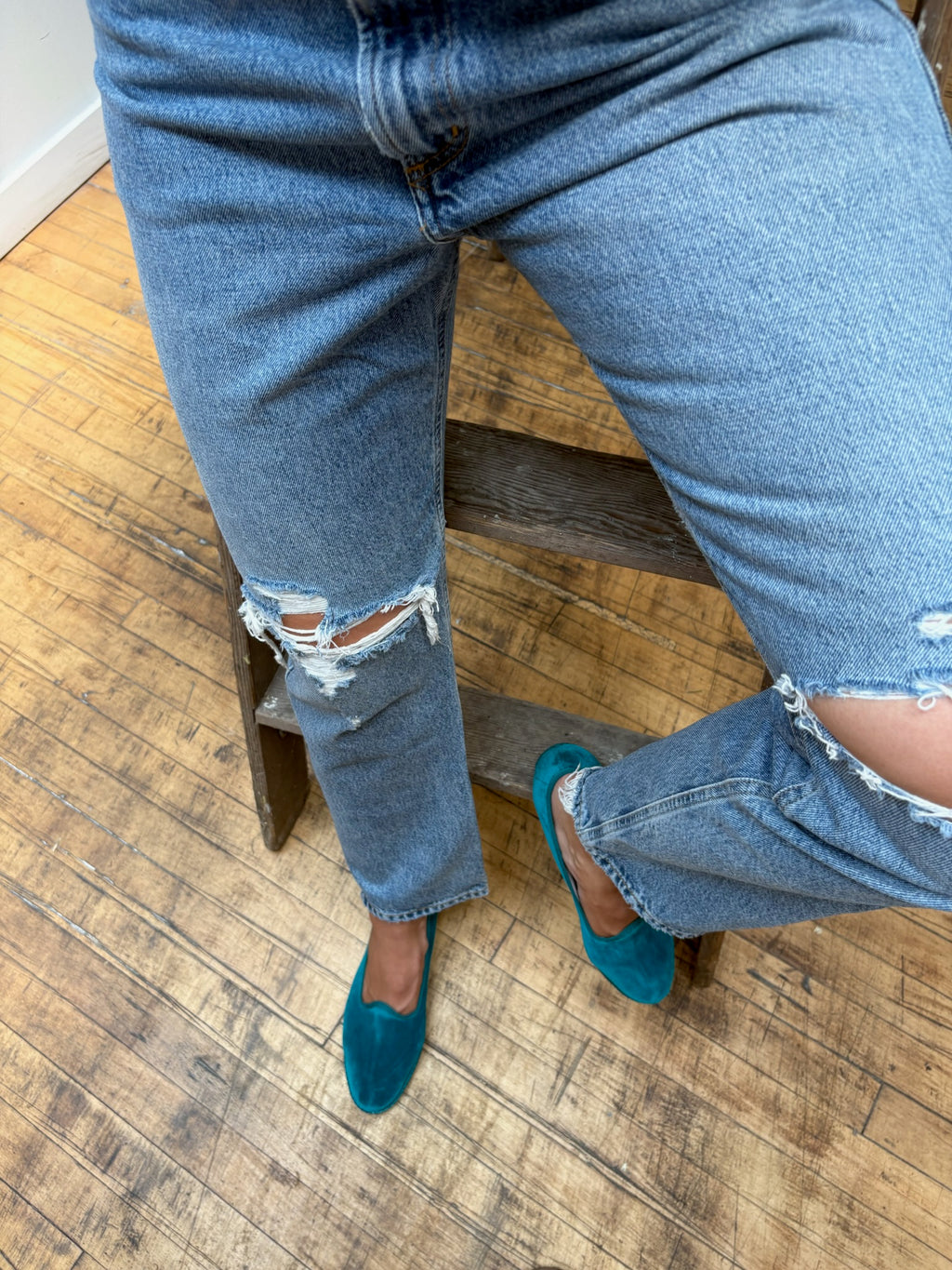 Drogheria Crivellini Teal Venetian Slippers