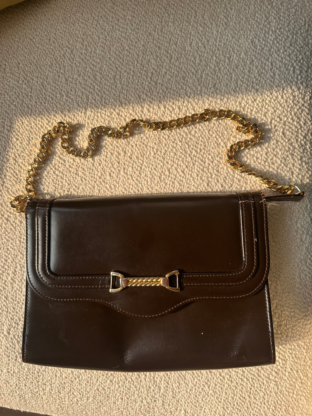 Susan of London Chocolate Mini Bag
