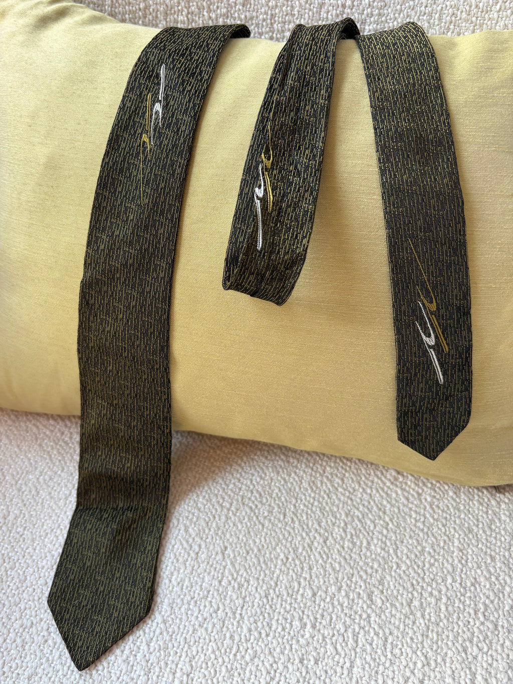 Olive Green Skinny Tie