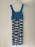 Missoni Blue Knit Tank Dress