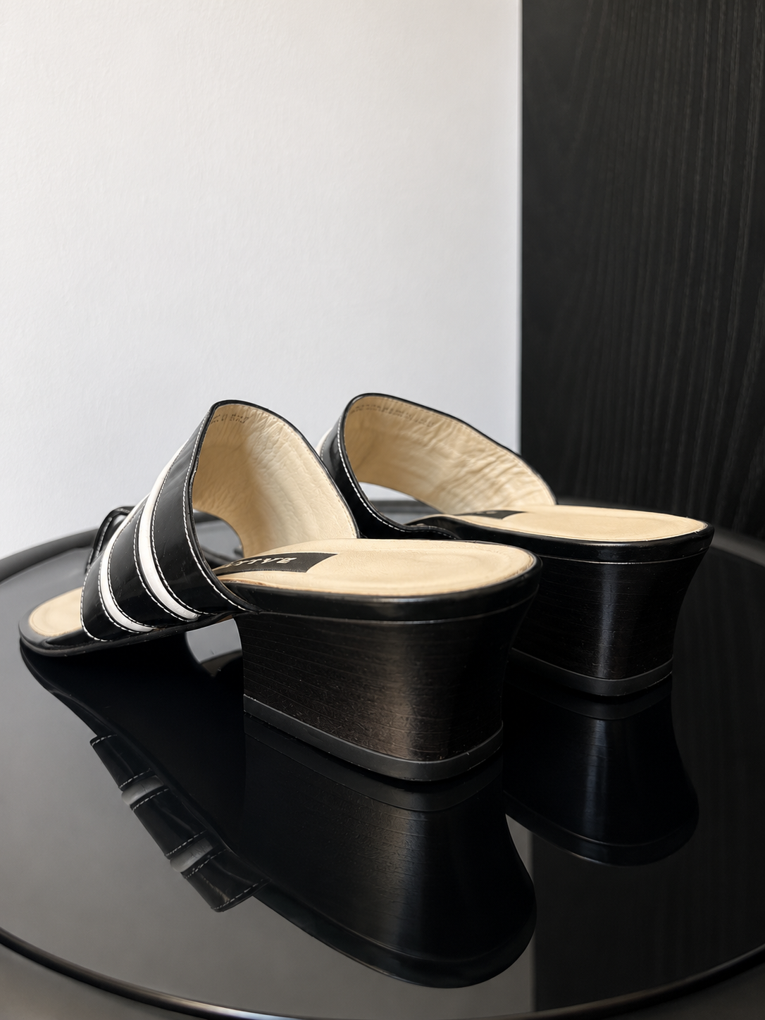 Bally Patent Leather Thong Sandals