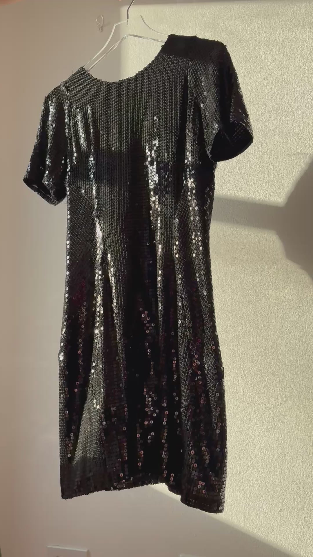 Galvan Sequin Mini Dress
